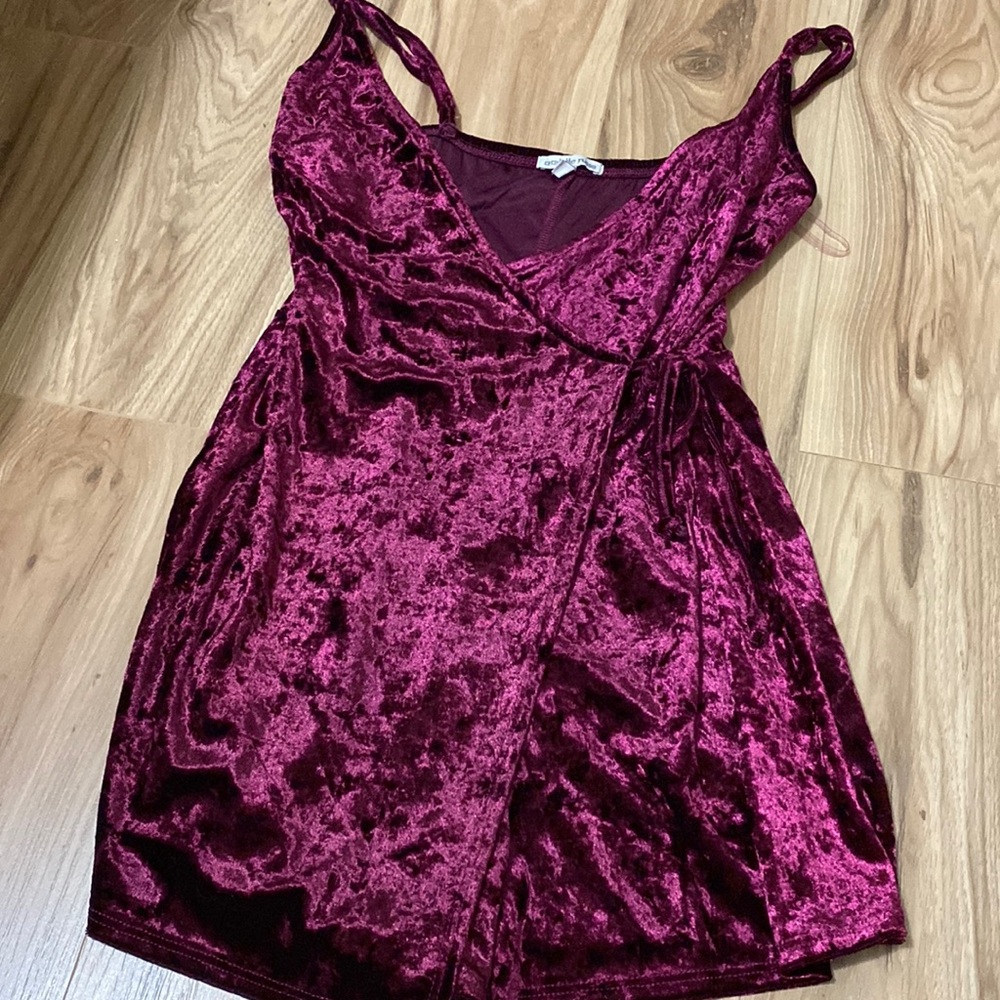 Small velvet pink romper